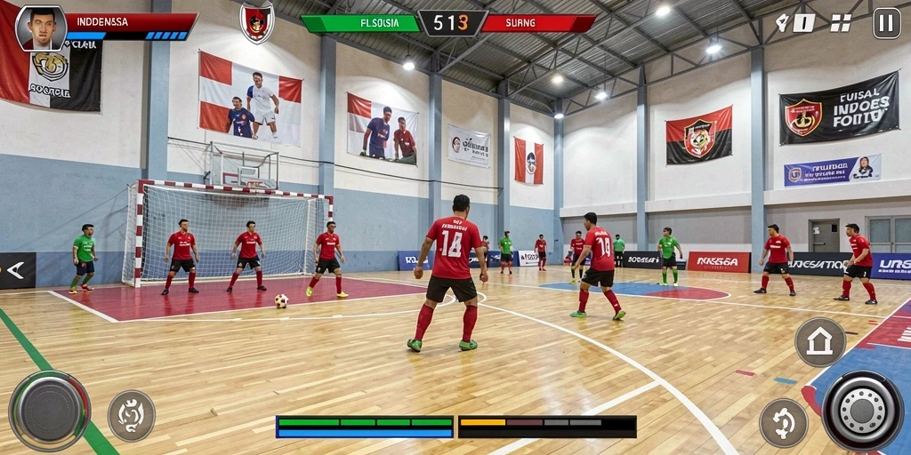 Screenshot memperlihatkan fitur multiplayer yang sedang digunakan.