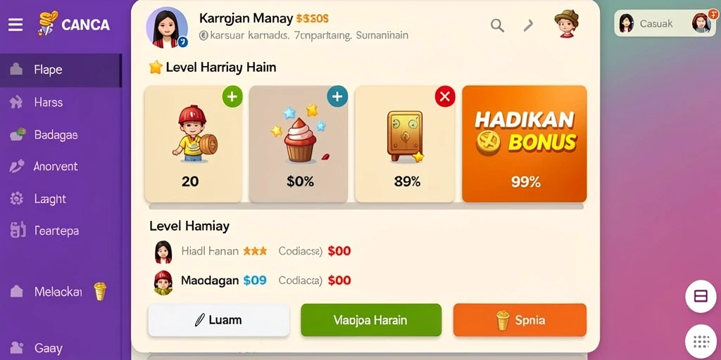 Fitur bonus yang menggiurkan dan menguntungkan.
