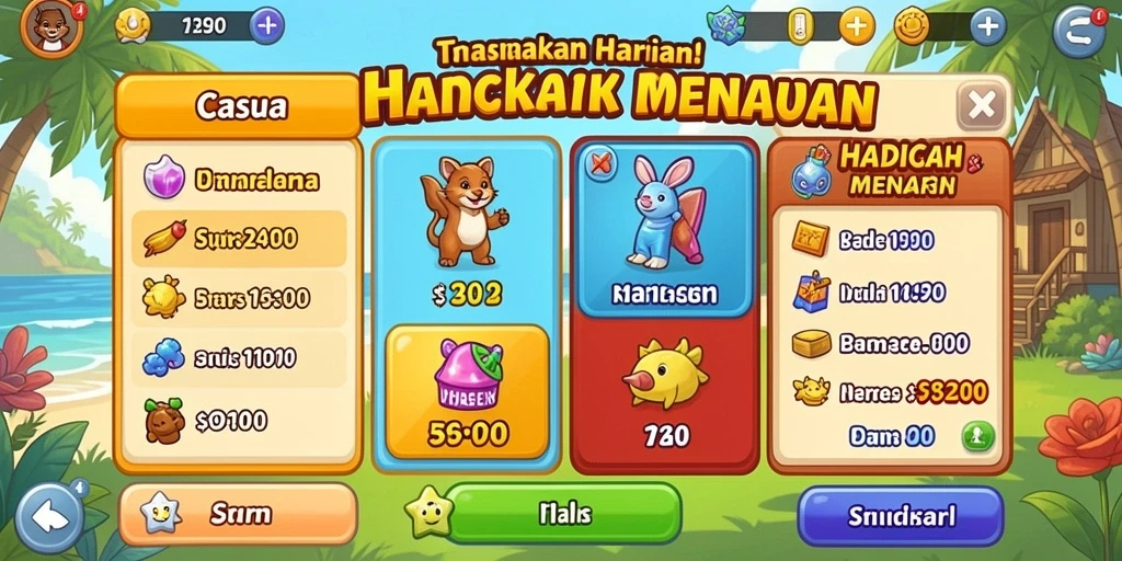 Karakter baru yang menarik dan siap digunakan.