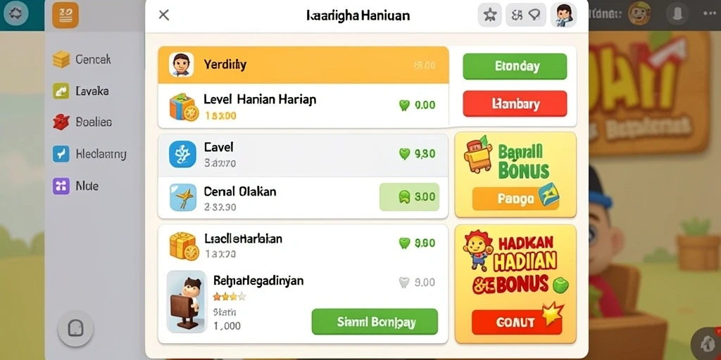 Fitur kompetisi yang membuat permainan semakin menantang.