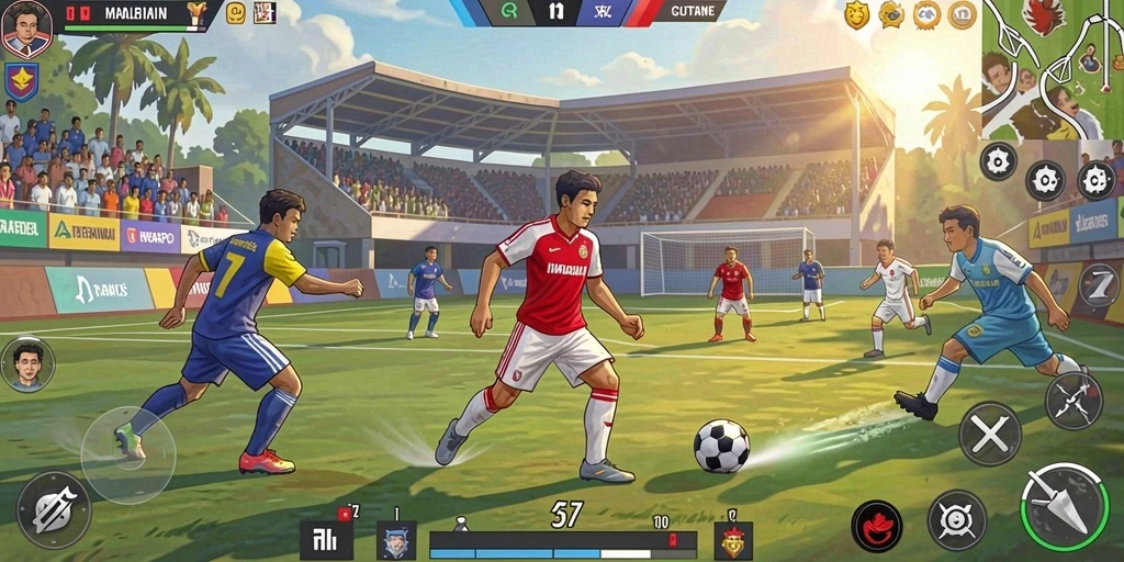 Fitur multiplayer untuk bermain bersama teman.