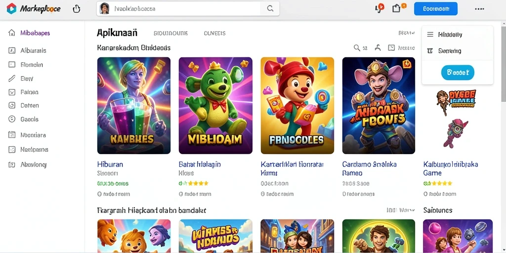Tantangan seru di setiap level permainan.